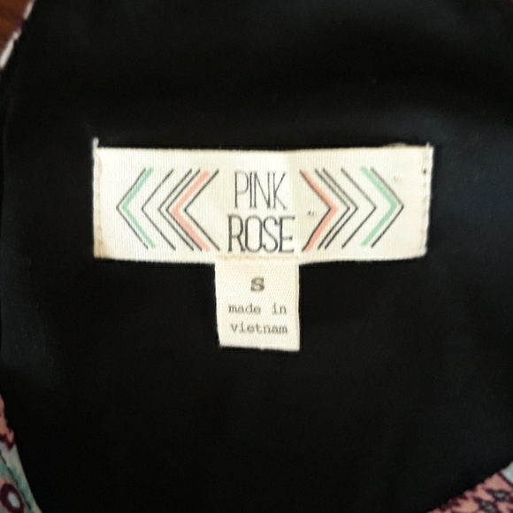NWOT Pink Rose Sleeveless Maxi Dress - Picture 8 of 8